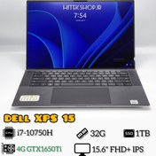 تصویر لپتاپ استوک کارکرده 15.6 اینچی Dell XPS Intel i7-10750H | 32G / 16G| 1TB / 512G | 4G GTX1650 | FHD IPS 
