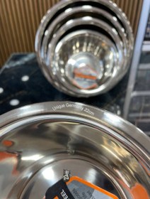 تصویر سرویس آبکش و لگن یونیک ۵ پارچه استیل 