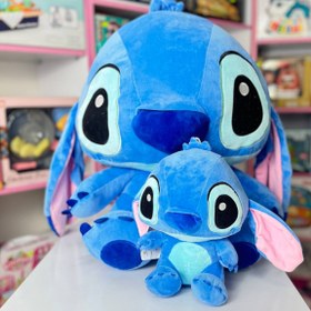 تصویر عروسک استیج سایز ۳۵ سانتی‌متر آبی 