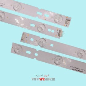 تصویر بک لایت تلویزیون 55 اینچ دوو مدل 55H2000 LED BAR DEAWOO 55" H2000 5*11LED(6+5)3V 490MM