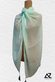 تصویر شال هیوا - بادمجونی 