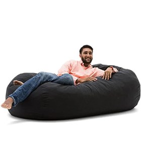 تصویر مبل شنی دو نفره مخمل ا bean bag 5012 bean bag 5012