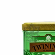 تصویر برگ چای سبز ۱۰۰ گرم قوطی فلزی تویینینگز – twinings 