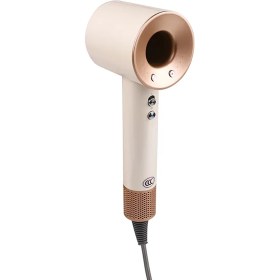 تصویر سشوار طرح دایسون مدل سوپرسونیک 5 کاره مدل leafless hair dryer نقره ای (رنگ سری رندوم) سشوار نقره ای