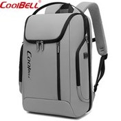 تصویر کیف لپتاپ مدل COOLBELL CE-8268 BACK BAG Type COOLBELL CB-8273 Men Business Travel Backpack Anti-Splash Large Capacity Laptop Dual Shoulder Bag - Grey