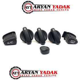 تصویر کلید های پنل کولر تیپ 2 