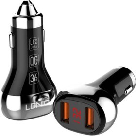 تصویر شارژر فندکی خودرو الدینیو مدل C2 