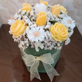 تصویر باکس گل شمع 