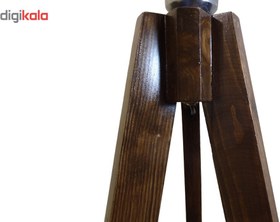 تصویر آباژور کنار  سالنی چوبی لایت لند 3 پایه فندقی ا RAIKA Floor Lamp Stand RAIKA Floor Lamp Stand