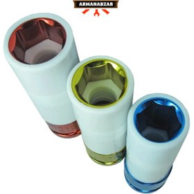 تصویر بکس اسپرت 3عددی درایو 1/2 سایز17-19-21 میلیمتر 