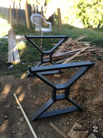 تصویر پایه میز فلزی مدرن کد 3002 