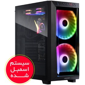 تصویر کامپیوتر دسکتاپ گیمینگ Core i5 12400F رم ۸ گیگابایت کارت گرافیک ۸ گیگابایت 