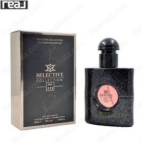 تصویر ادکلن سلکتیو کد 111 مدل بلک اپیوم زنانه Selective Black Opium For Women Eau de Parfume 