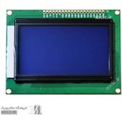 تصویر نمایشگر گرافیکی GLCD 64x128 بک لایت سبز با درایور ST7920 
