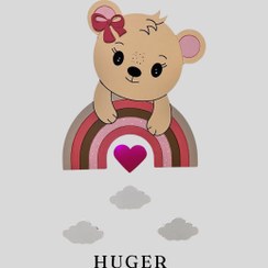 تصویر چراغ خواب دیواری اتاق کودک تدی کد 9474 