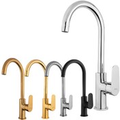 تصویر شیر ظرفشویی البرز روز مدل VENTO رنگ مشکی 