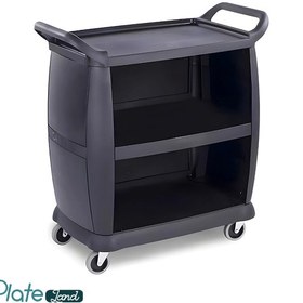 تصویر ترولی پلاستیکی سه طرف بسته آمریکایی مدل T-3A 