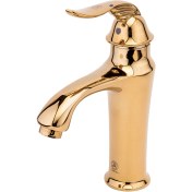 تصویر شیر روشویی قهرمان مدل دریا سزار - طلایی 