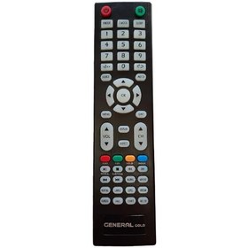 تصویر ریموت کنترل تلویزیون مارک جنرال گلد طرح کم یاب اصلی General Gold LED LCD TV Replacement Remote Control