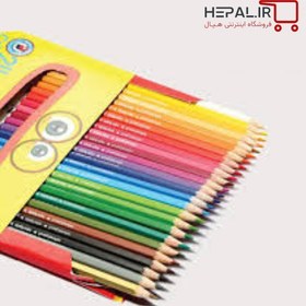 تصویر مدادرنگی ۲۴ تایی آریا مدادرنگی ۲۴ تایی جعبه مقوایی