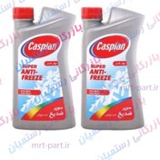 تصویر سوپر ضدیخ کاسپین ۱ لیتری بسته ۲ عدد مدل anti freeze 