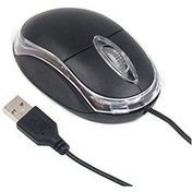 تصویر ماوس سیم دار دل مدل DELL B-100 Dell USB Mouse