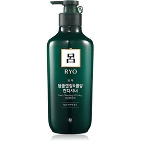 تصویر نرم کننده مو ریو مدل خنک کننده کف سر ۵۵۰ میلی لیتر Ryo deep cleansing and cooling conditioner 550ml