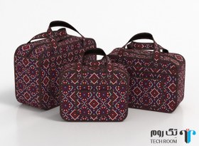 تصویر ساک مسافرتی سه تیکه 