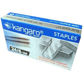 تصویر سوزن منگنه کانگرو کد 45021 سایز 24/6 بسته 1000 عددی 