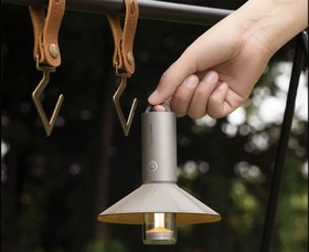 تصویر چراغ کمپینگ هوشمند شیائومی مدل HOTO Little Monkey 3-in-1 Camping Lamp Sand Color Portable QWLYD001 