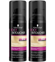 تصویر اسپری پوششی سفید فوری رنگ زرد 120 میلی لیتر X 2 عدد رنگ مو مردانه شوارتسکوف | Schwarzkopf SET.HNKL.692 