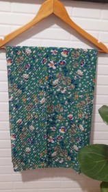 تصویر شال گل گلی بهار - سبز 