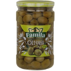 تصویر زیتون شور معمولی فامیلا – 680 گرم 