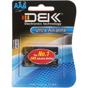 تصویر باطری نیم قلمی آلکالاین DBK Ultra Alkaline مدل LR6 