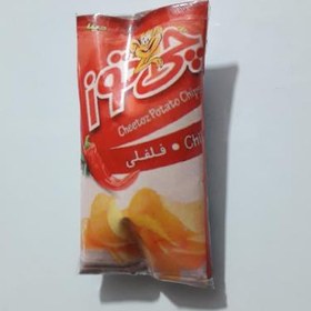تصویر سازه مینیاتوری چیپس چی توز فلفلی بسته بندی قرمز سایز 