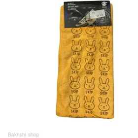 تصویر حوله دستی خرگوشی 