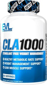 تصویر سی ال ای 90 سافتژل ای وی ال EVL CLA 1000MG 90SG