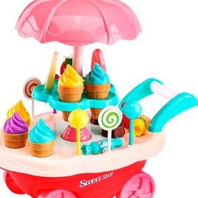 تصویر اسباب بازی مدل چرخ بستنی فروشی 36قطعه مدل Sweet Cart 