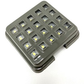 تصویر چراغ سقف خودرو پراید رنگ یخی 20 LED 