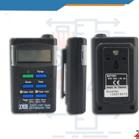 تصویر گوس مترتک محوره تسلا متر مدل TES-1390 Gauss meter EMF TESTER TES-1390