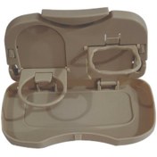 تصویر میز پذیرایی پشت صندلی خودرو مدل A.M.CO - طوسی 