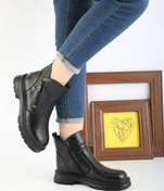 تصویر نیم بوت زنانه چرم طبیعی کد A3-122 