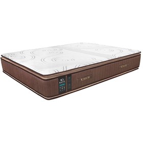 تصویر تشک نفیس مدل طبی فنری منفصل اسلیپ پلاس A دونفره سایز 200x180 سانتی متر nafis mattress