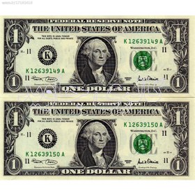 تصویر «جفت 1 دلار 2001 ایالات متحده امریکا» 