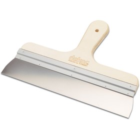 تصویر لیسه دسته چوبی برند دکور کد 045 طول 20 سانتی متر Dekor Curved Handle Spatula Code 045 