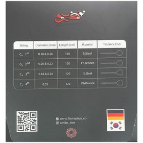 تصویر سیم سه تار نوین سیم 