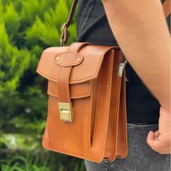 تصویر کیف دوشی مردانه دستدوز 