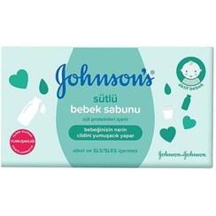 تصویر صابون آنتی باکتریال پروتئین شیر جانسون Johnson baby wet wipe code:211151