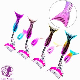 تصویر فرمژه طرح دم ماهی 