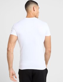 تصویر تی‌شرت گردن‌گرد لوگو برند Emporio Armani Logo Crew Neck T-Shirt